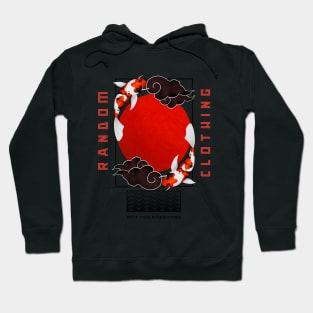 Red KOI Fish Design Hoodie